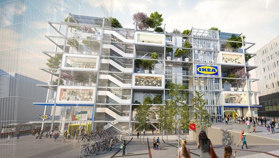 Nova megastore da IKEA foi projetada para lidar com uma nova realidade
