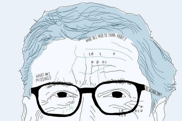 Ilustração do documentário "O Código Bill Gates".